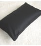 Tempur Travel Pillow Cover Black Cotton Drill 16"x10" 16x10 - Image 1