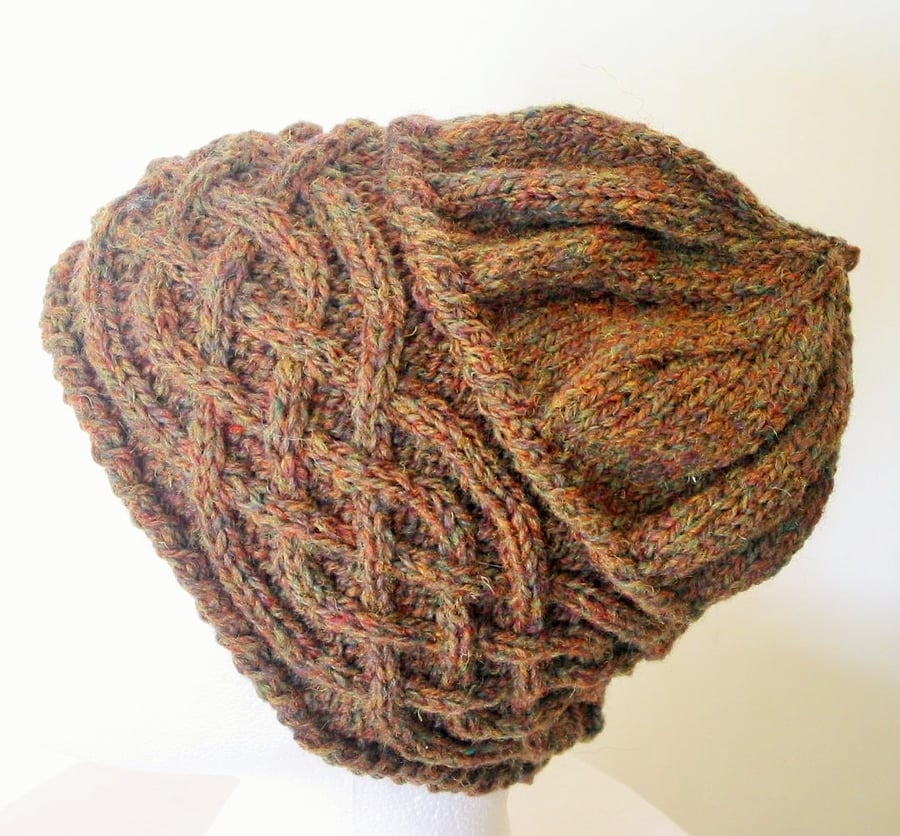 Beanie hats knitting pattern
