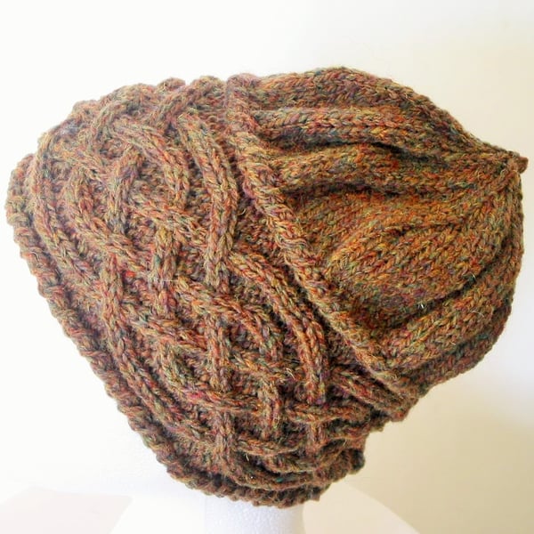 Beanie hats knitting pattern