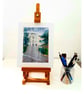 Devonport Park  Plymouth Original Mixed Media Painting on Yupo paper Mounted - Image 3