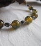 Dragon Stone - Agate & Czech Fire Polished Glass Necklace - Image 4