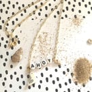 Handmade ahoy Necklace, nautical inspired jewellery, summer necklace