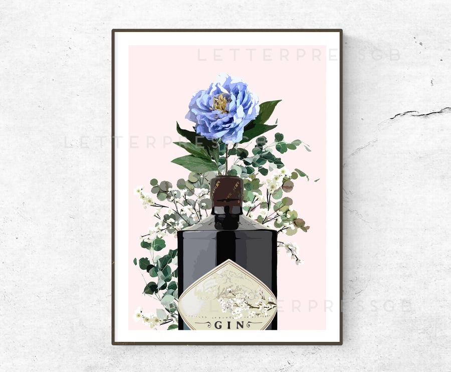 Gin Poster, Print