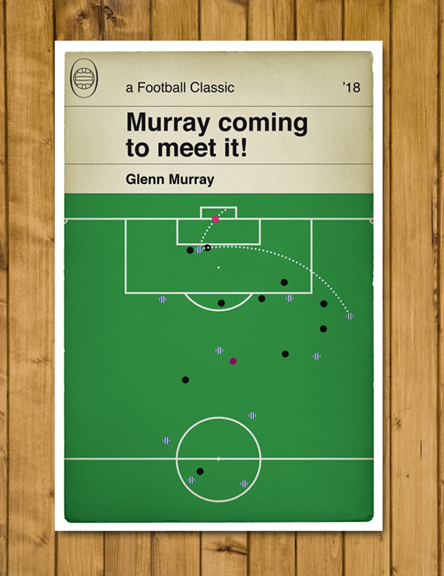 Brighton and Hove Albion goal against Arsenal in 2018 - Glenn Murray Header