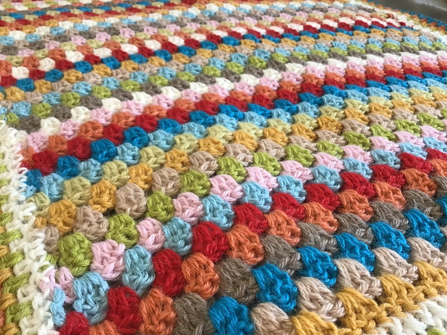 Alpaca Rainbow Baby Blanket