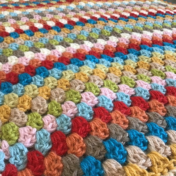 Alpaca Rainbow Baby Blanket