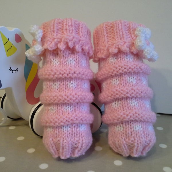 SALE Girl's Leg-Ankle Warmers 1-2 years size