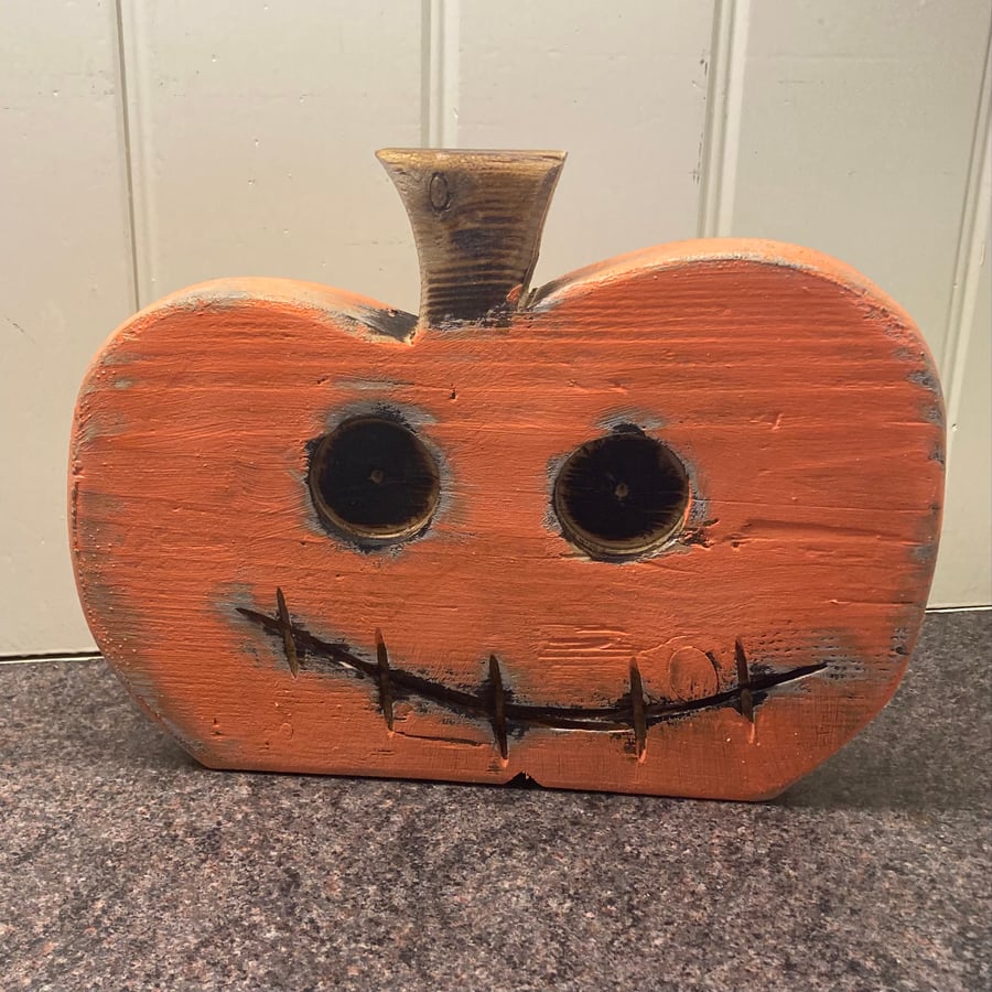 Reclaimed timber pumpkin