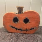 Reclaimed timber pumpkin