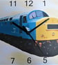 class 40 diesel train wall hanging clock classic diesel train railway engine  - Image 4