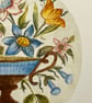 Antique button small original painting  - Image 3