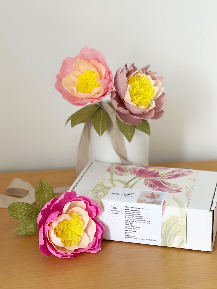 Make Your Own Paper Peonies Folksy