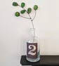 Stained Glass Flower, Eucalyptus Tiffany Suncatcher, Glass Leaves Stem - Image 8