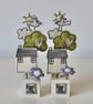 'Bless This House' on a Painted Wooden Block Stand - Image 9
