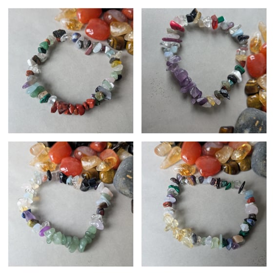 Perfectly imperfect stretch bracelets