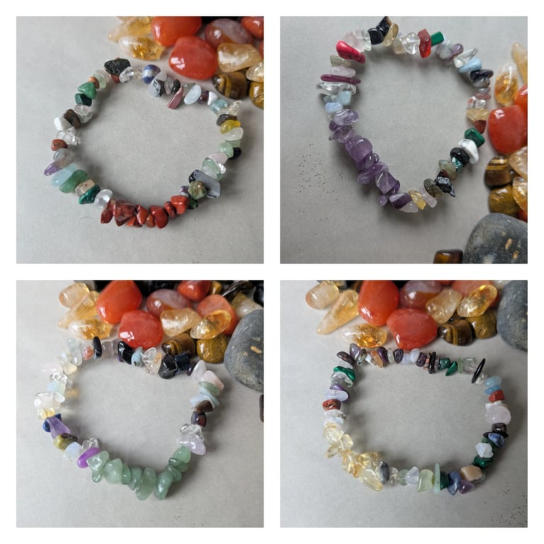 Perfectly imperfect stretch bracelets