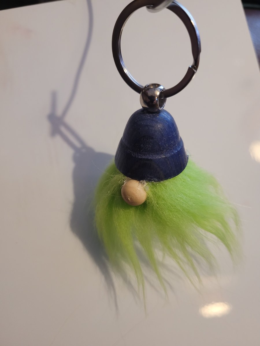 Green gonk key ring