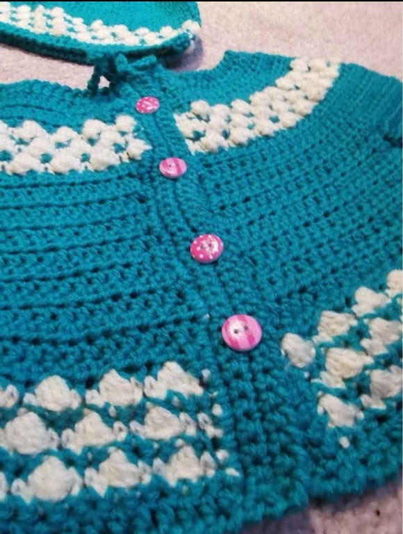 Jacket & Hat Set for up to approx. 3 months