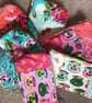 100% Cotton Patchwork Pouches, lined with Zips. Lots of colours, designs & sizes