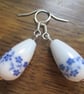 Wow Wonderful Flower Decoration Charming Ceramic Waterdrop Elegant Earrings