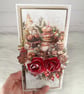 Handmade 3D Christmas Card.Christmas Baking & Red Roses. Luxury Festive Card(10) - Image 3