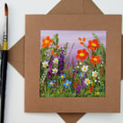 Original painting - Greetings Card "Countryside Flowers" (Ref no 97)
