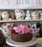 Floral 'Pastels' Happy Birthday fabric banner - Image 4