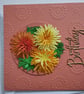 Circle of Chrysanthemums Birthday Card  - Image 8