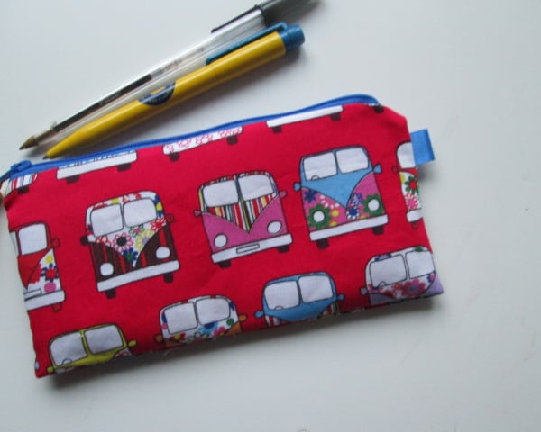 SALE Camper Van Pencil Case