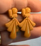 Art Deco Fan Earrings  - Image 4