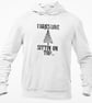 Fairies Love Sitting On Top -.Funny Novelty Christmas HOODIE xmas gift - Image 3