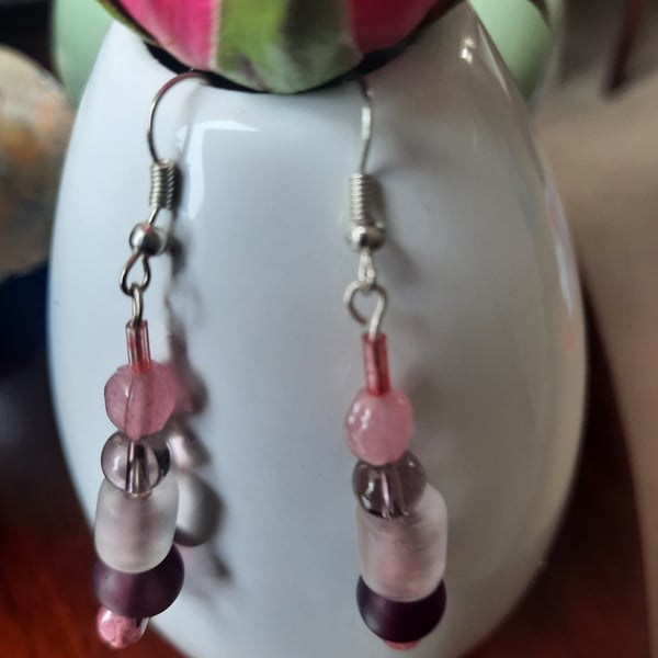 Colourfull Tourmaline Drop Earrings