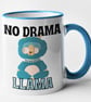 No Drama Llama Mug Funny Novelty Yoga Fitness Gift Joke Family Friend Birthday  - Image 1