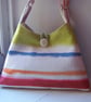 Soft summery textile shoulder bag, perfect for a holiday - Image 5