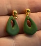 Small Sculptural Cut Out Earrings - Image 2