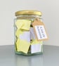 Jar of Sunshine, 50 Positive Uplifting Affirmation Quotes, Pick Me Up Gift