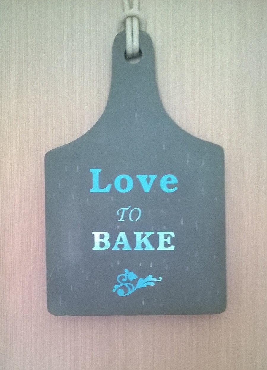 Love to Bake Sign