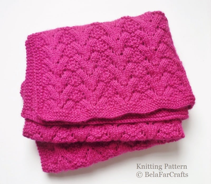 KNITTING PATTERN - Baby Basket Blanket - Advanced level 