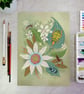 Floral & Beetles Old Masters Art Print - Image 1