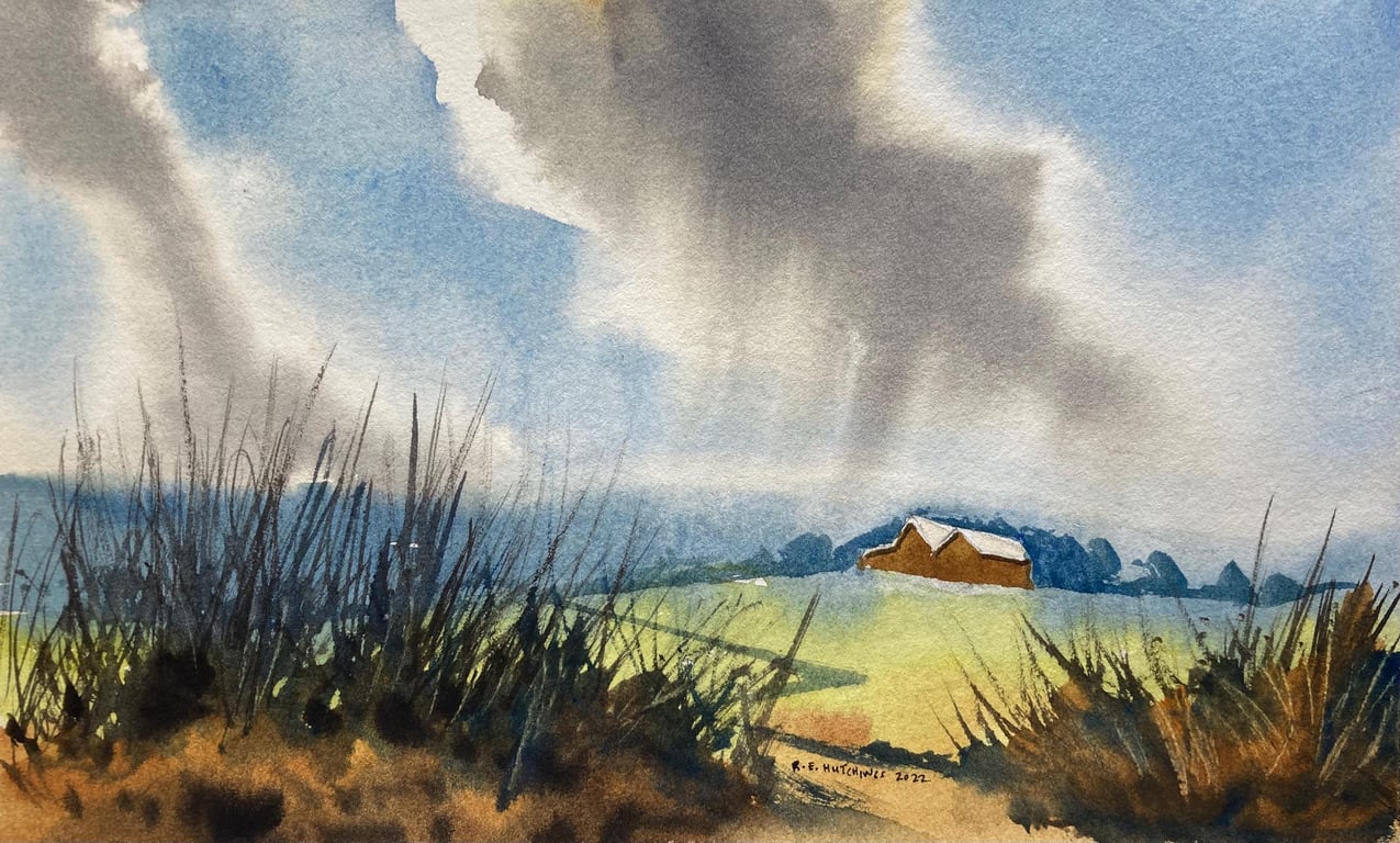 Kirkby Pubus scout hut (Original Watercolour Painting)  