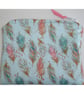 Feathers Credit Card Size Purse