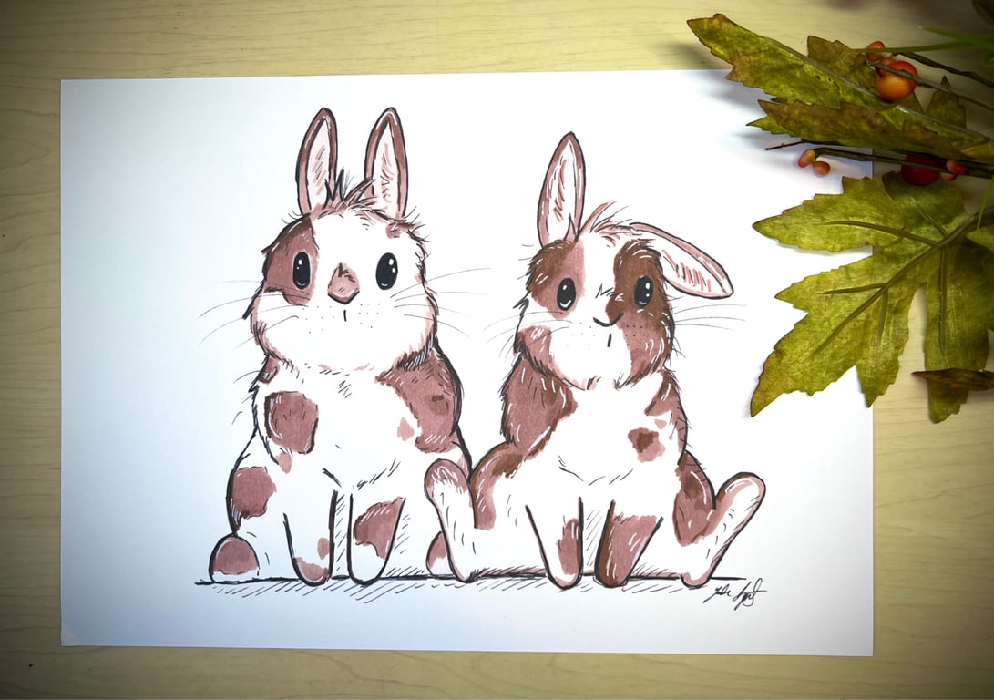 ‘Double trouble’ art print