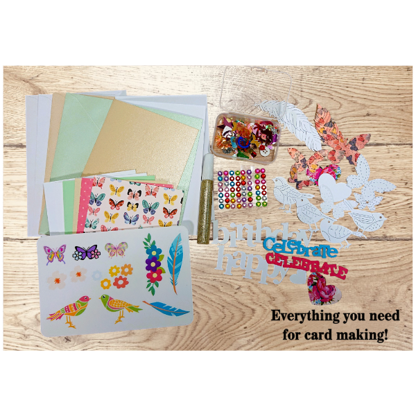 Make your own cards kit - Butterflies and Birds