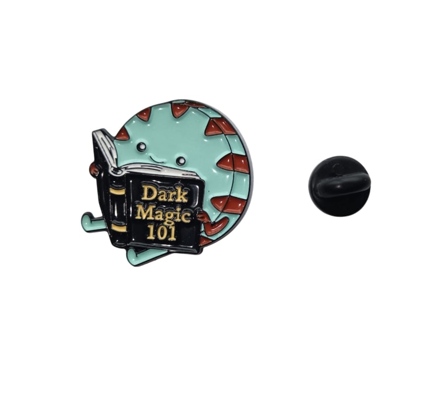 Dark Magic 101 Enamel Pin badge brooch.