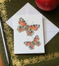 Mini butterfly greetings cards - pack of 4 blank note cards, A7 (10.5x7.4 cm)  - Image 3