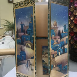 Star of Bethlehem gate fold luxury Christmas card