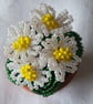 French Beaded Daisies - Image 2