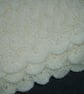 white crocheted baby shawl ( ref 60272) - Image 2