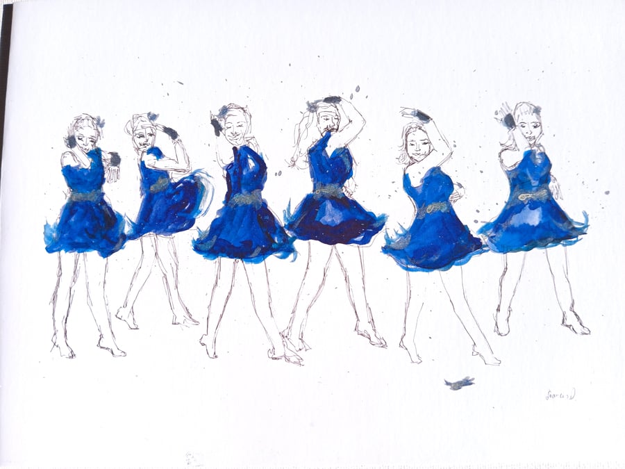 Riley's feather- The Next Step watercolour A5