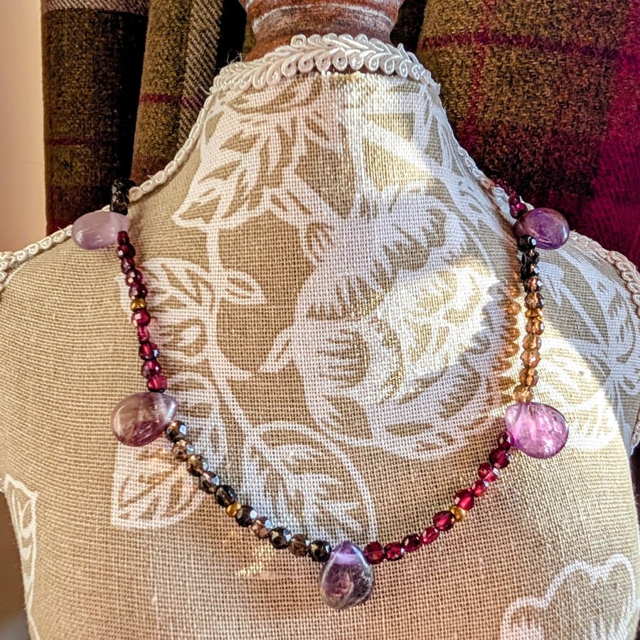 The Smokey Briolette Necklace